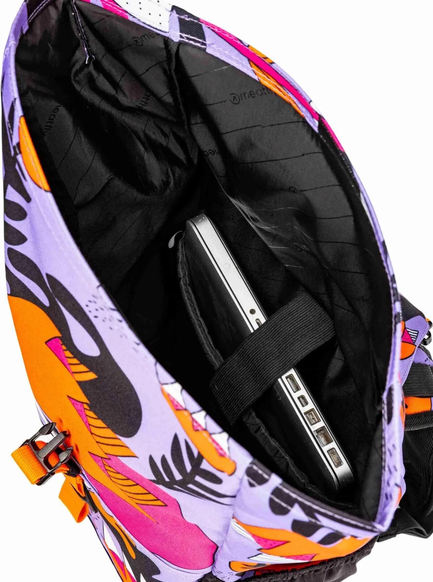 Plecak typu roll-top Holler Lila Love 28L Meatfly 3/4