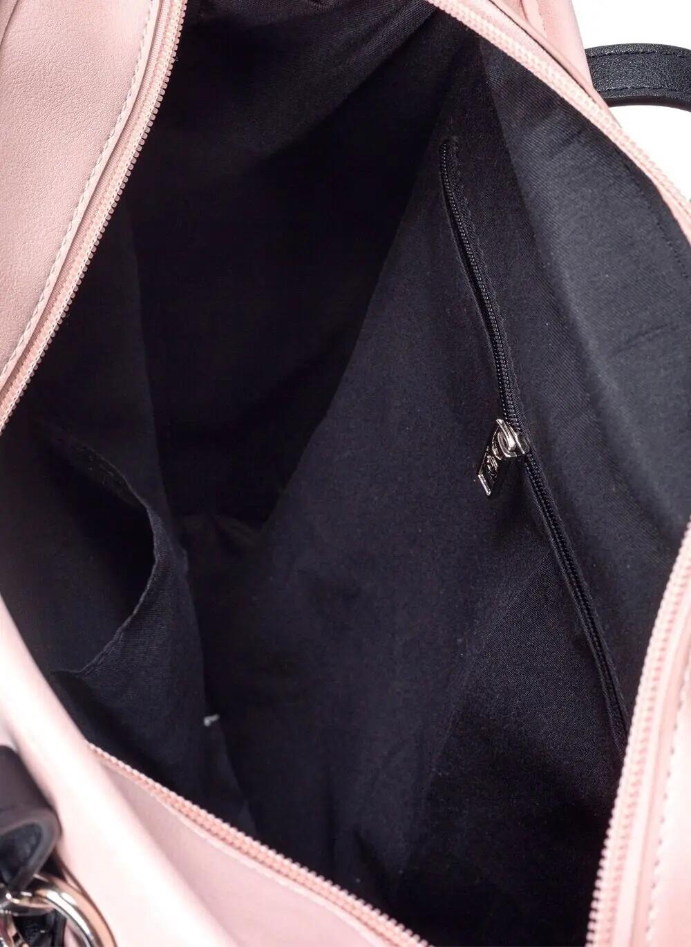 Torebka Slíma elegancka i pojemna – pudrowy róż/czarny 12L Meatfly 6/7