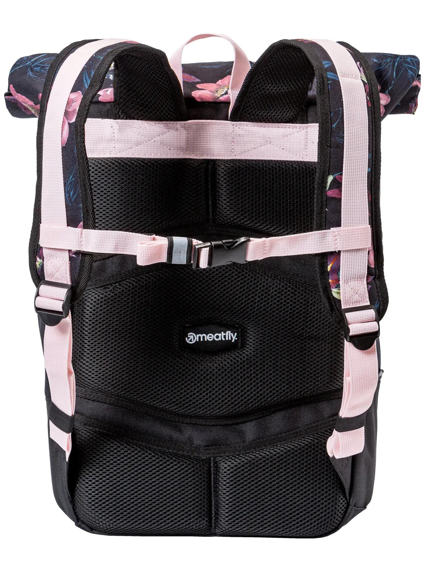 Plecak typu roll-top na laptopa i weekendowe wycieczki – czarny Meatfly 2/2