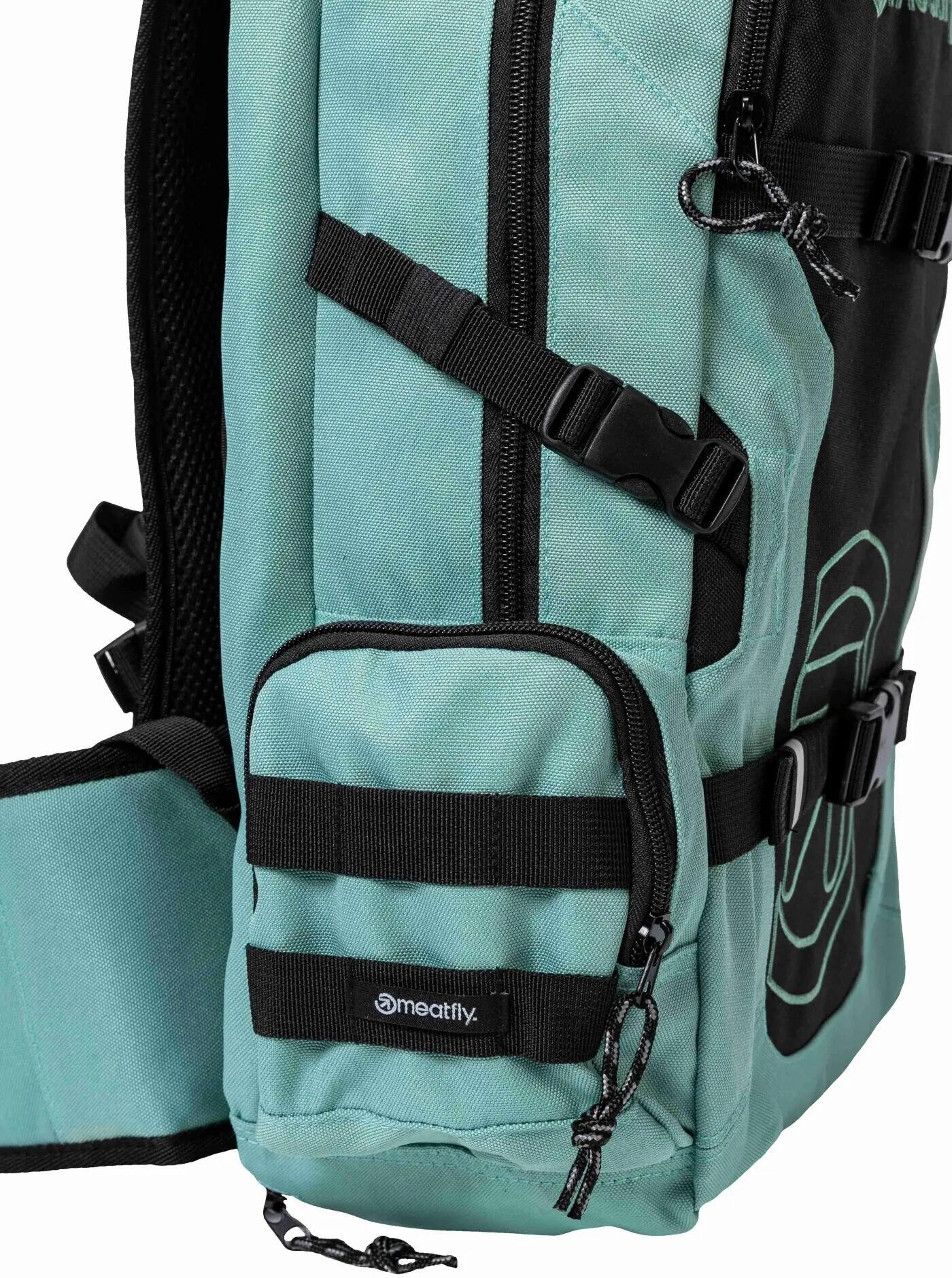 Plecak z miejscem na laptopa 26L – morska zieleń Meatfly 3/5