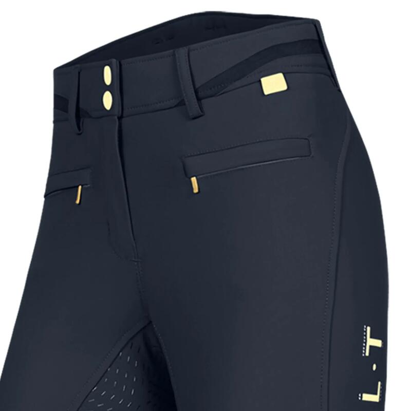Pantalon echitație ELT Maja cu grip mediu pentru femei