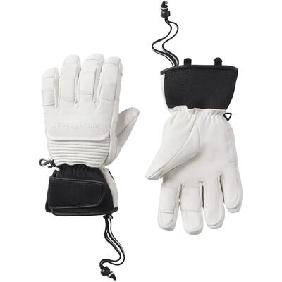 Leren skihandschoenen whitespace