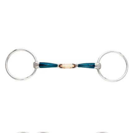 Mors 2 anneaux pour cheval double brisure Kavalkade Bradoon Ergonomic
