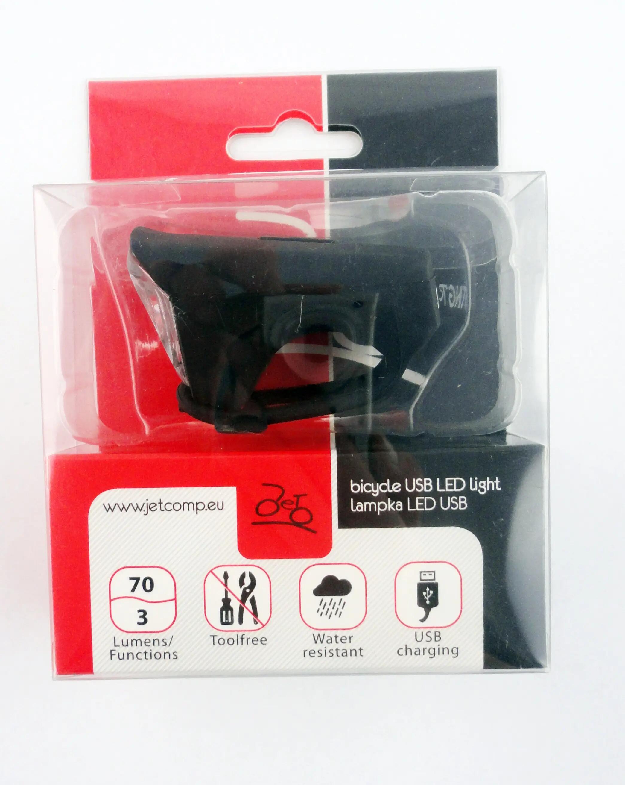 Lampa przód JET PU87 70 lumenów USB 5/5