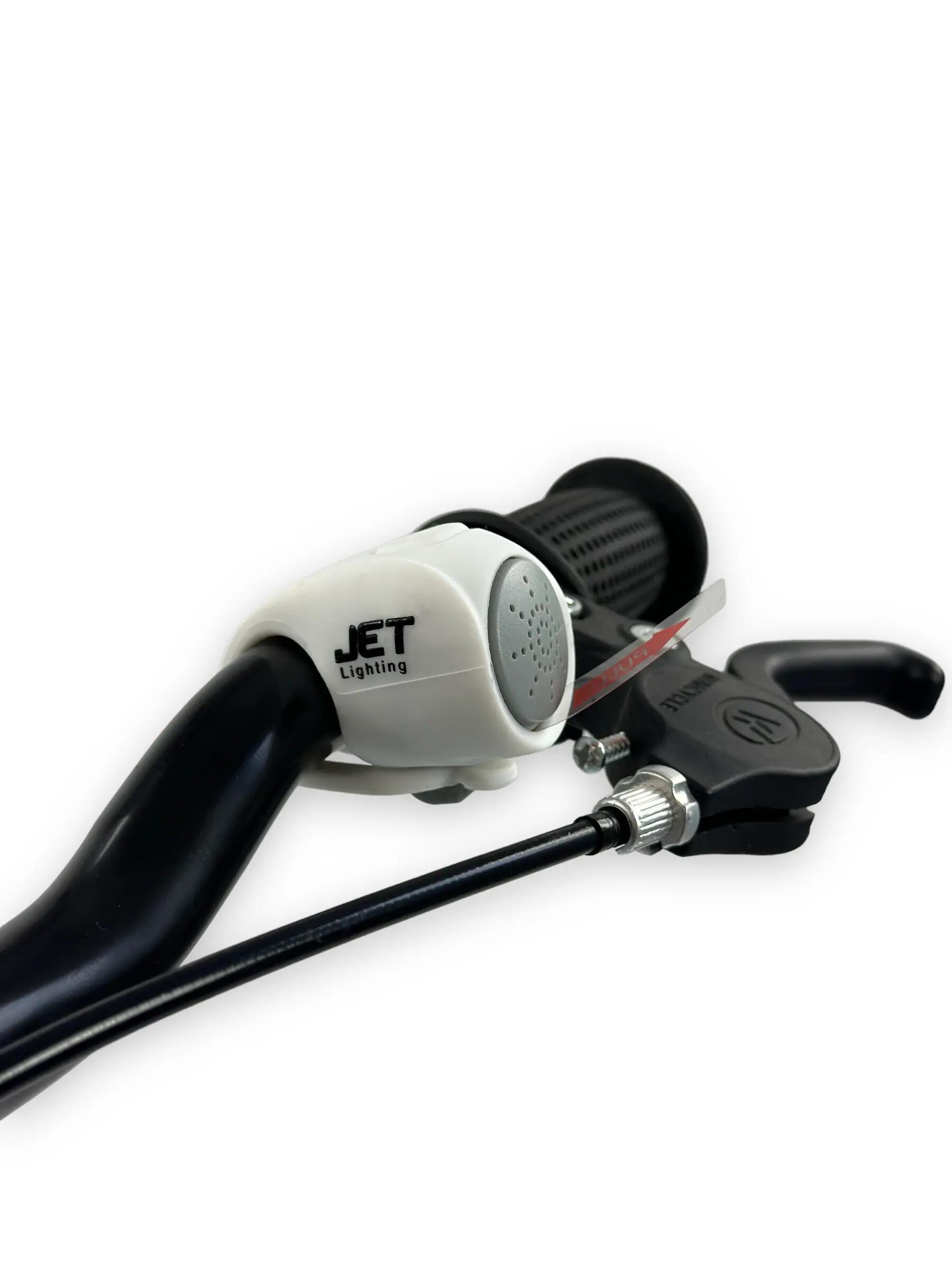 Dzwonek rowerowy B18-ELEKTRONICZNY 90db silikonowy -biały 2/2