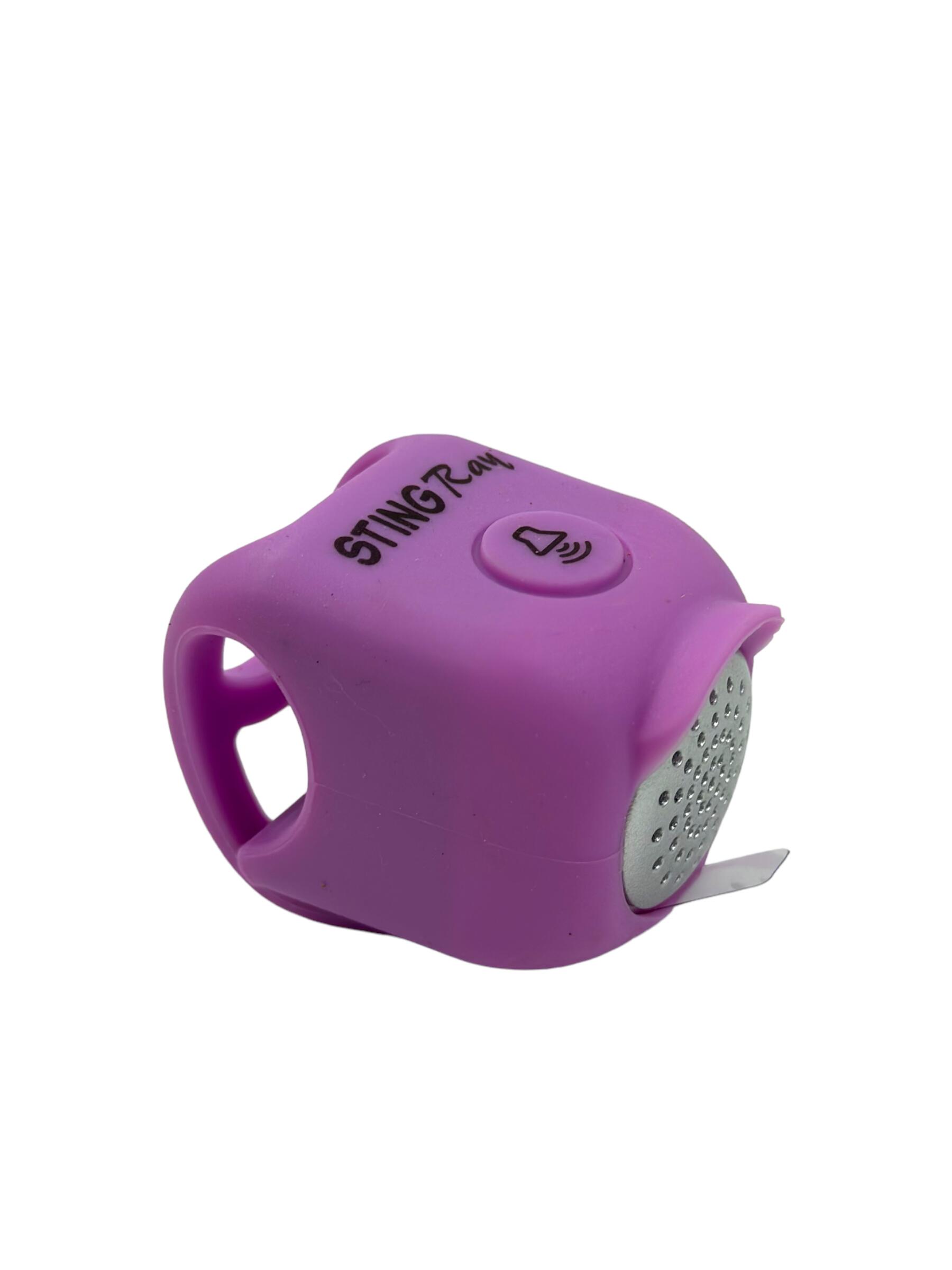 Dzwonek rowerowy B18-ELEKTRONICZNY 90db silikonowy - fioletowy