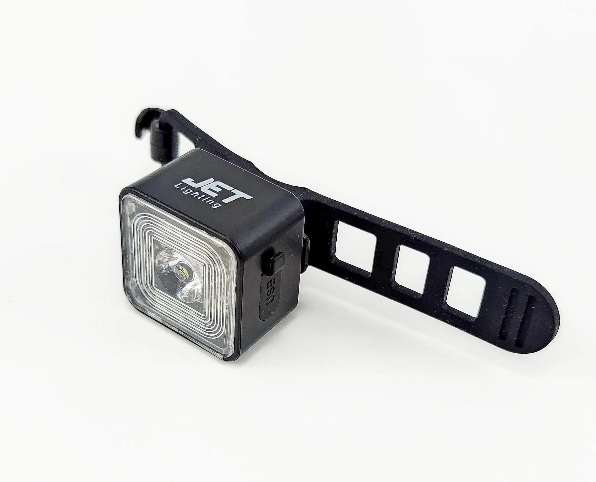 Lampa przód JET AU136F "CUBE" 30-100 lumenów USB 3/5