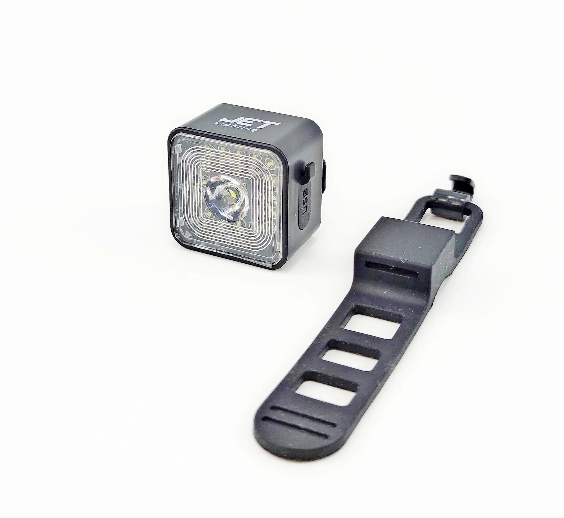 Lampa przód JET AU136F "CUBE" 30-100 lumenów USB 2/5