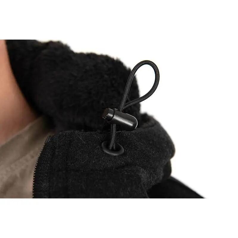 Fox Collection Sherpa Jacket Black & Orange Medium - Fox Kleding & Zonnebril 7/7