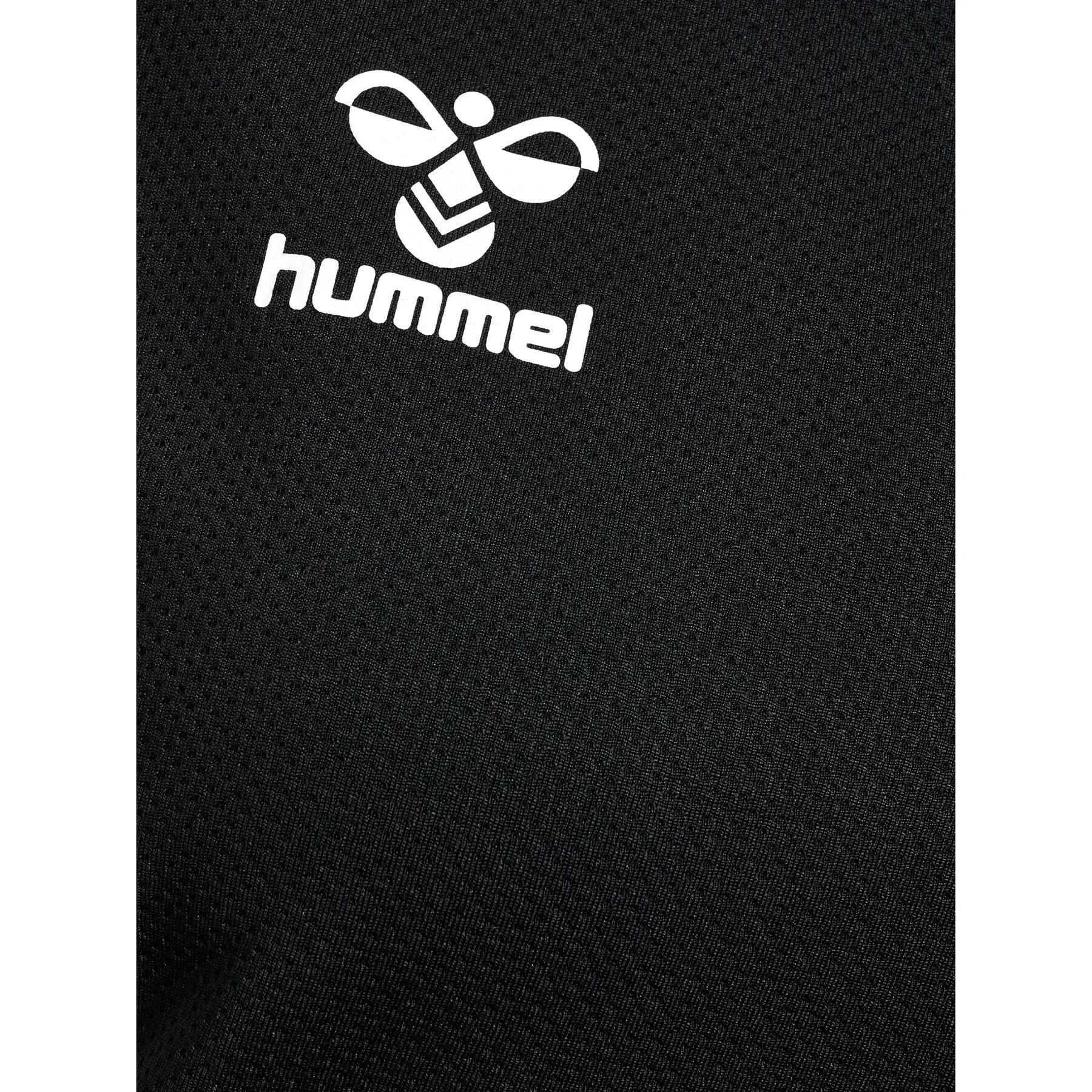 Felpa donna con mezza zip Hummel Authentic 4/4