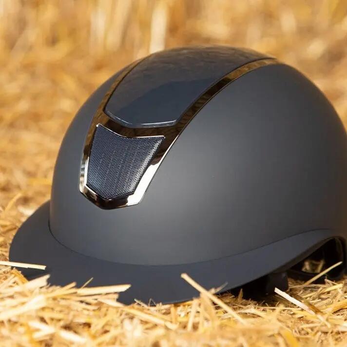 Harry's Horse Paardrijcap Mont Blanc Glossy - Zwart 5/9
