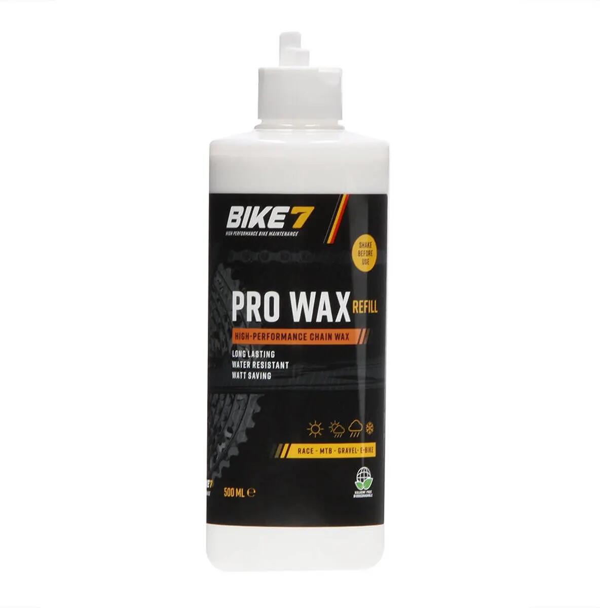 Fahrradzubehör Lang anhaltendes, wasserfestes Kettenwachs - Bike7 Pro Wax 500ml 2/2