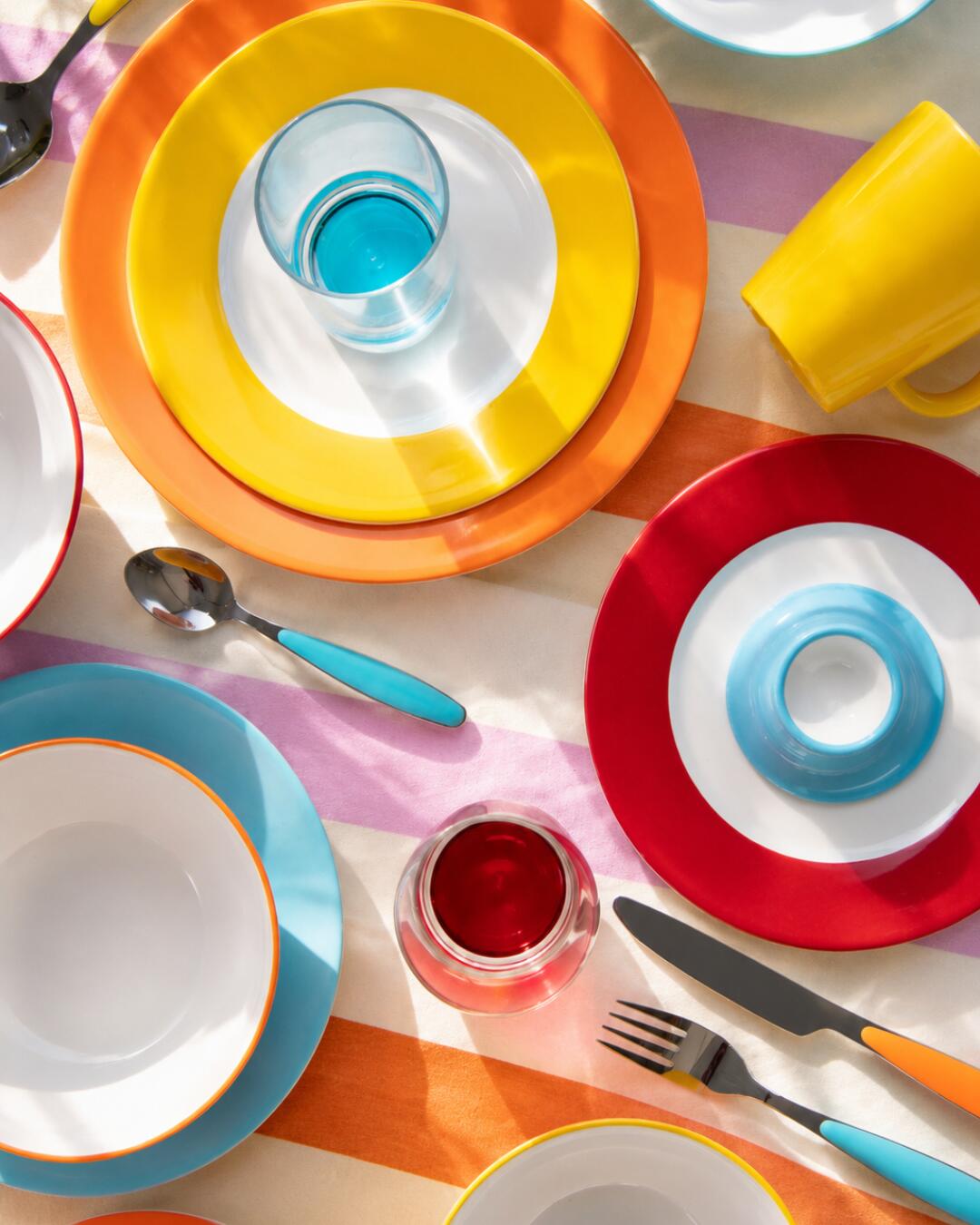 Colour Line - Assiette creuse - Rainbow - 4 Pièces 8/8