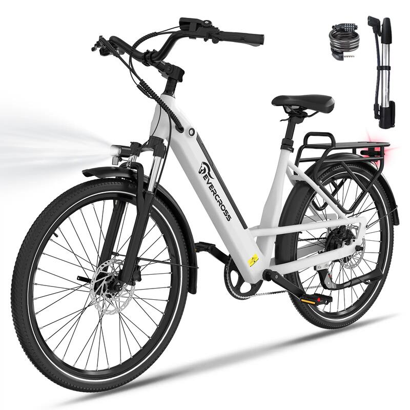 Bicicletă electrică 27,5" EK25 – senzor de cuplu, 250 W, 36 V 13 Ah, NFC, APP