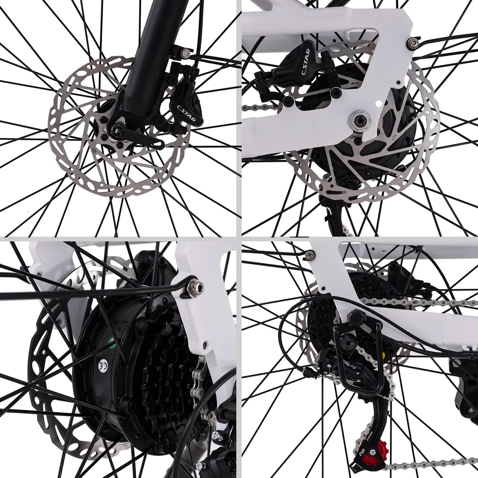 Bicicleta eléctrica adulto 27,5" EK25 - Sensor de par, 250W, 36V 13Ah, NFC, APP 6/15
