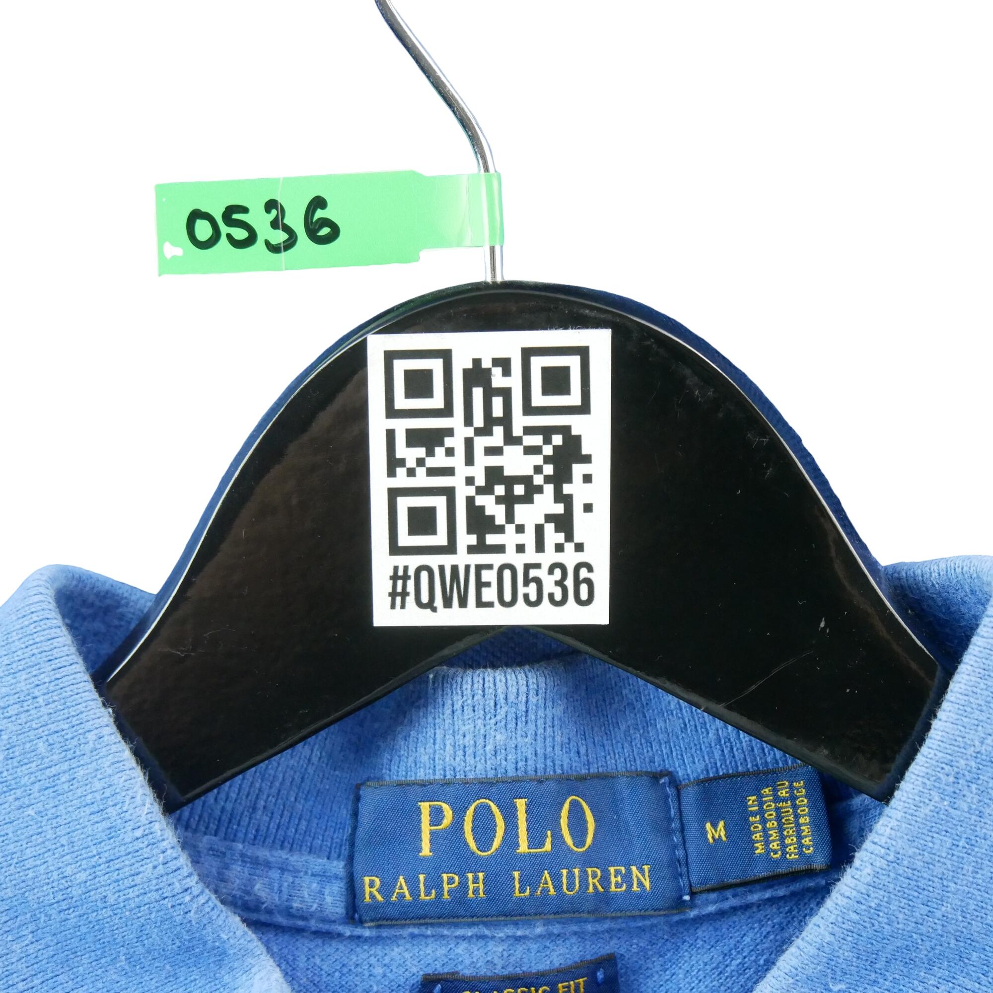 Second hand - Polo manica corta uomo Polo Ralph Lauren blu - Stato molto buono 7/7