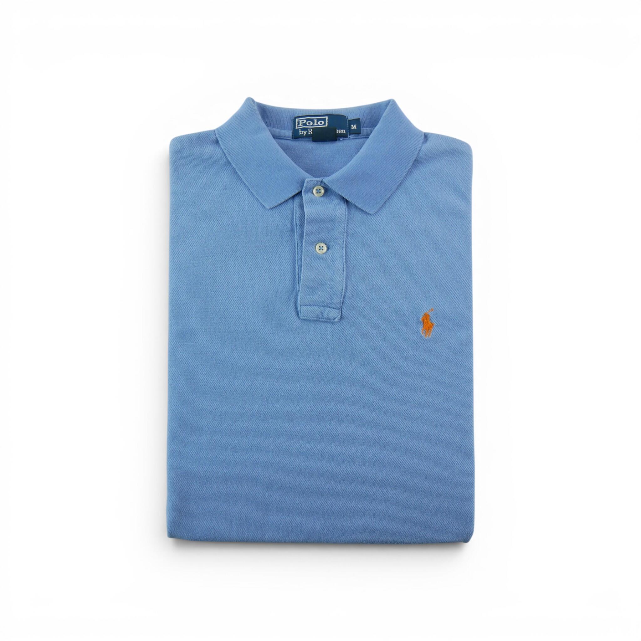 Second life - Polo Ralph Lauren bărbați, mânecă scurtă, albastru deschis - Bun