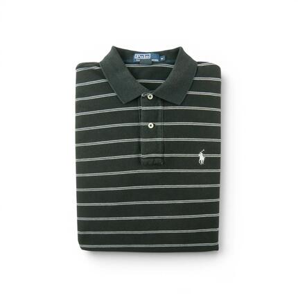 Seconde vie - Polo manches courtes Homme Noir - Très bon état