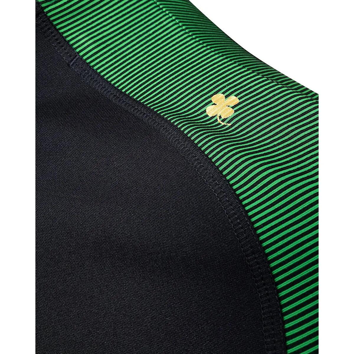Ziptop entraînement - Football - Enfant - Raglan, zip court - Robey - Noir/Vert 5/5