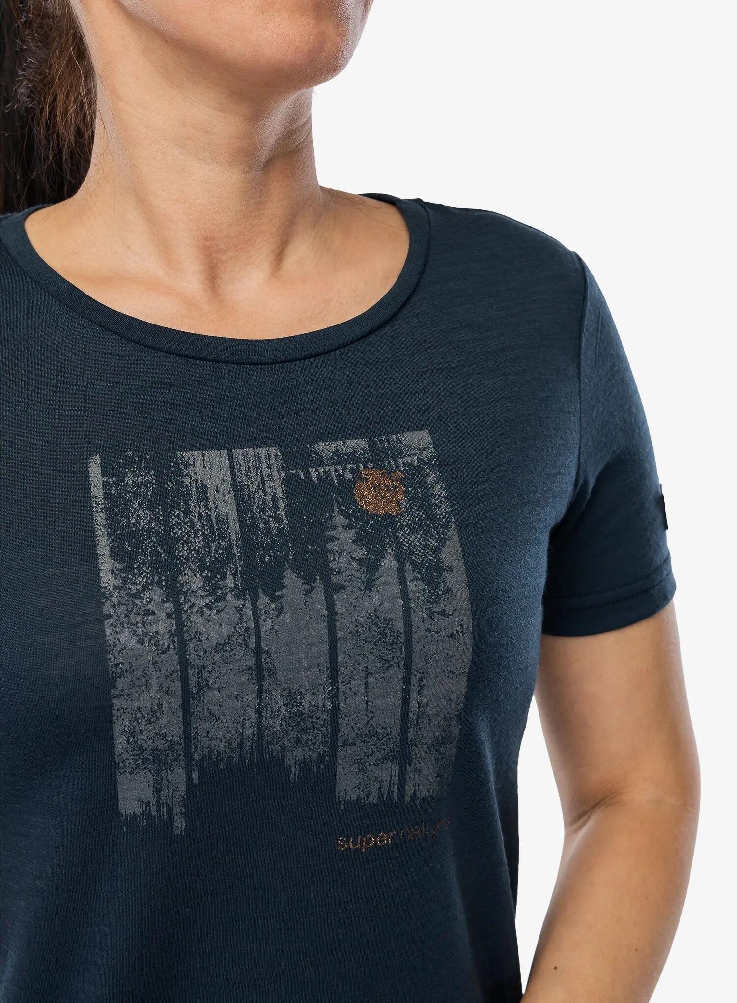 Koszulka merino damska Super.natural Wonder Wald Tee 5/6