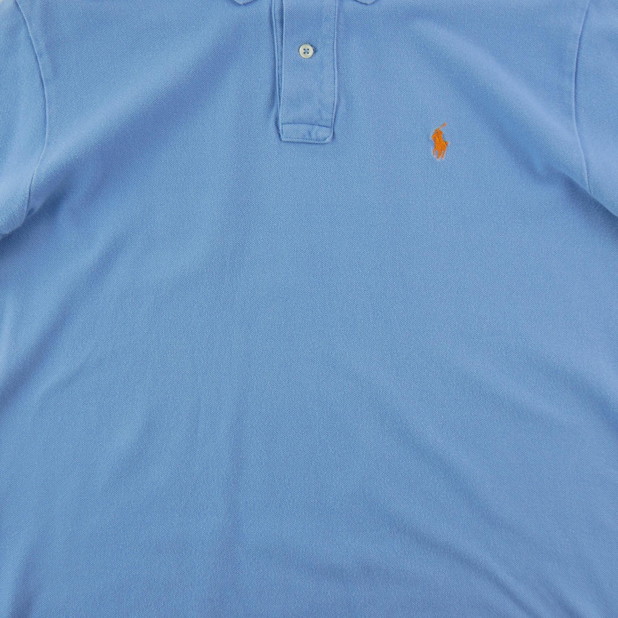 Segunda Vida - Polo Ralph Lauren hombre manga corta azul claro - Bueno 5/7
