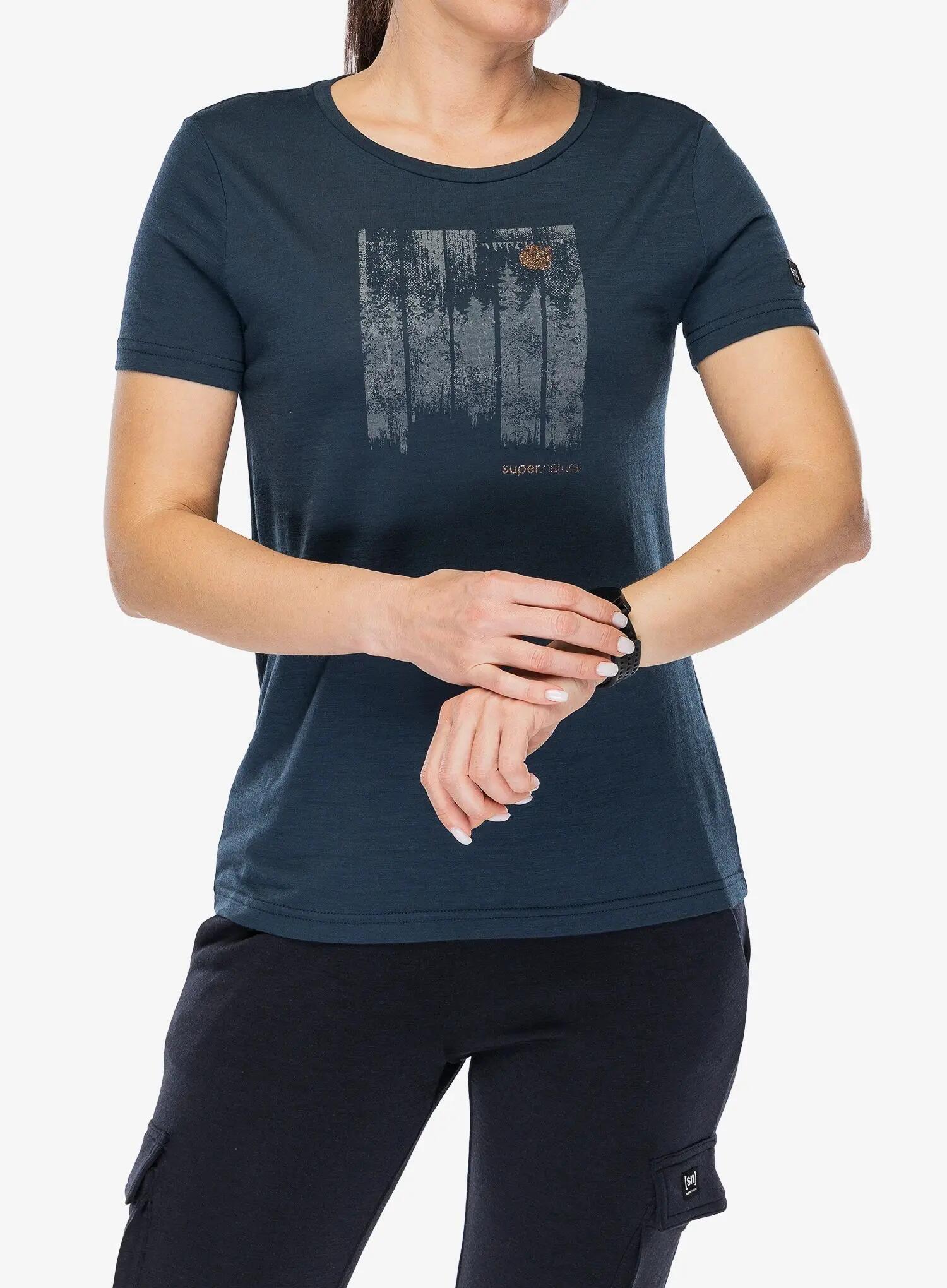 Koszulka merino damska Super.natural Wonder Wald Tee 4/6