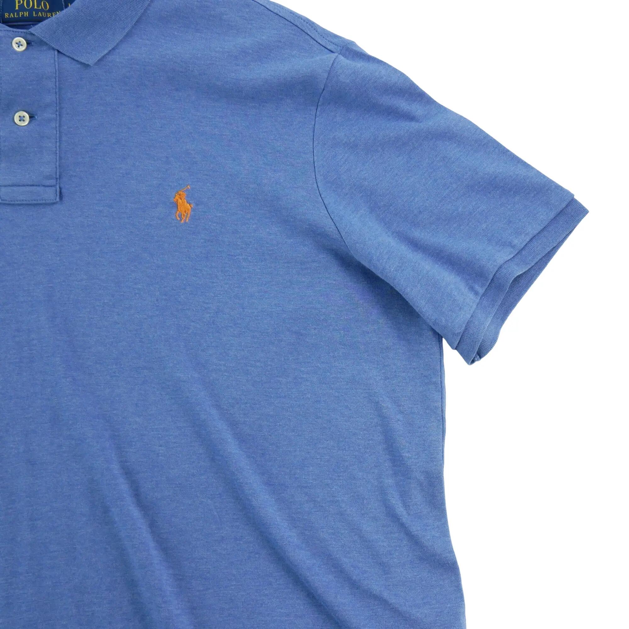 Second hand - Polo Ralph Lauren uomo manica corta blu - Stato buono 4/7
