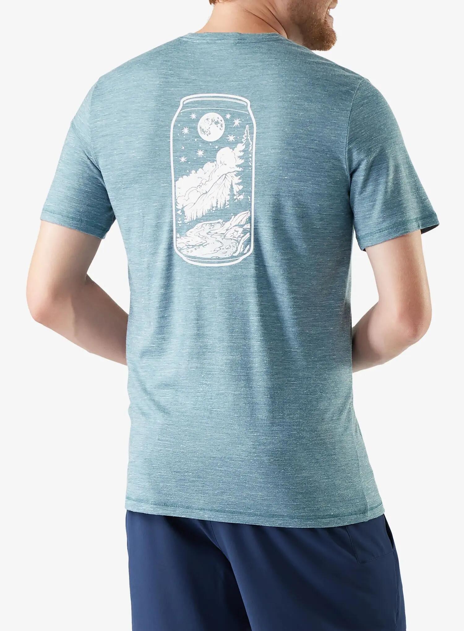 Koszulka merino Smartwool Merino Hemp Blend Peak Pints Short Sleeve Graphic Tee 2/2