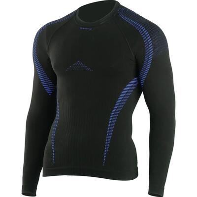 Maglia intima tecnica - Ciclismo - Uomo - Compressione senza cuciture - Nero