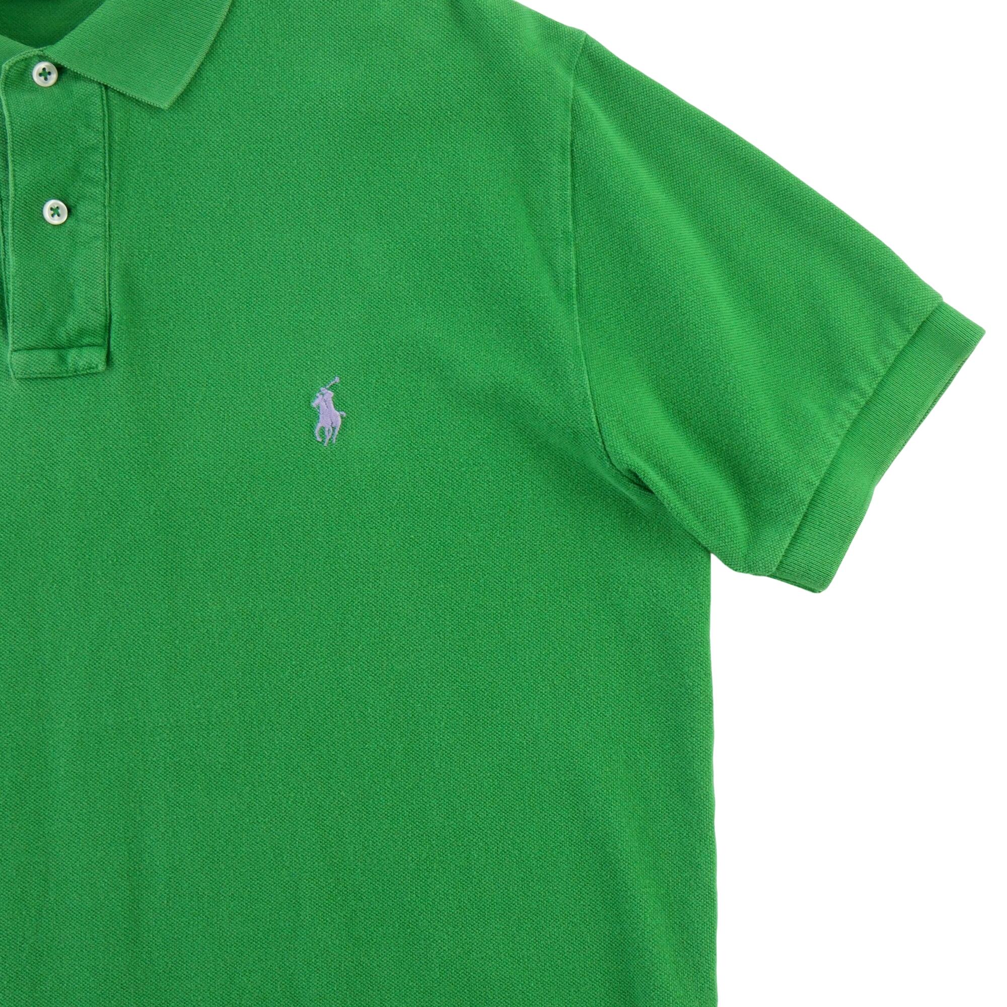 Polówka męska z krótkim rękawem Polo Ralph Lauren zielona 5/7