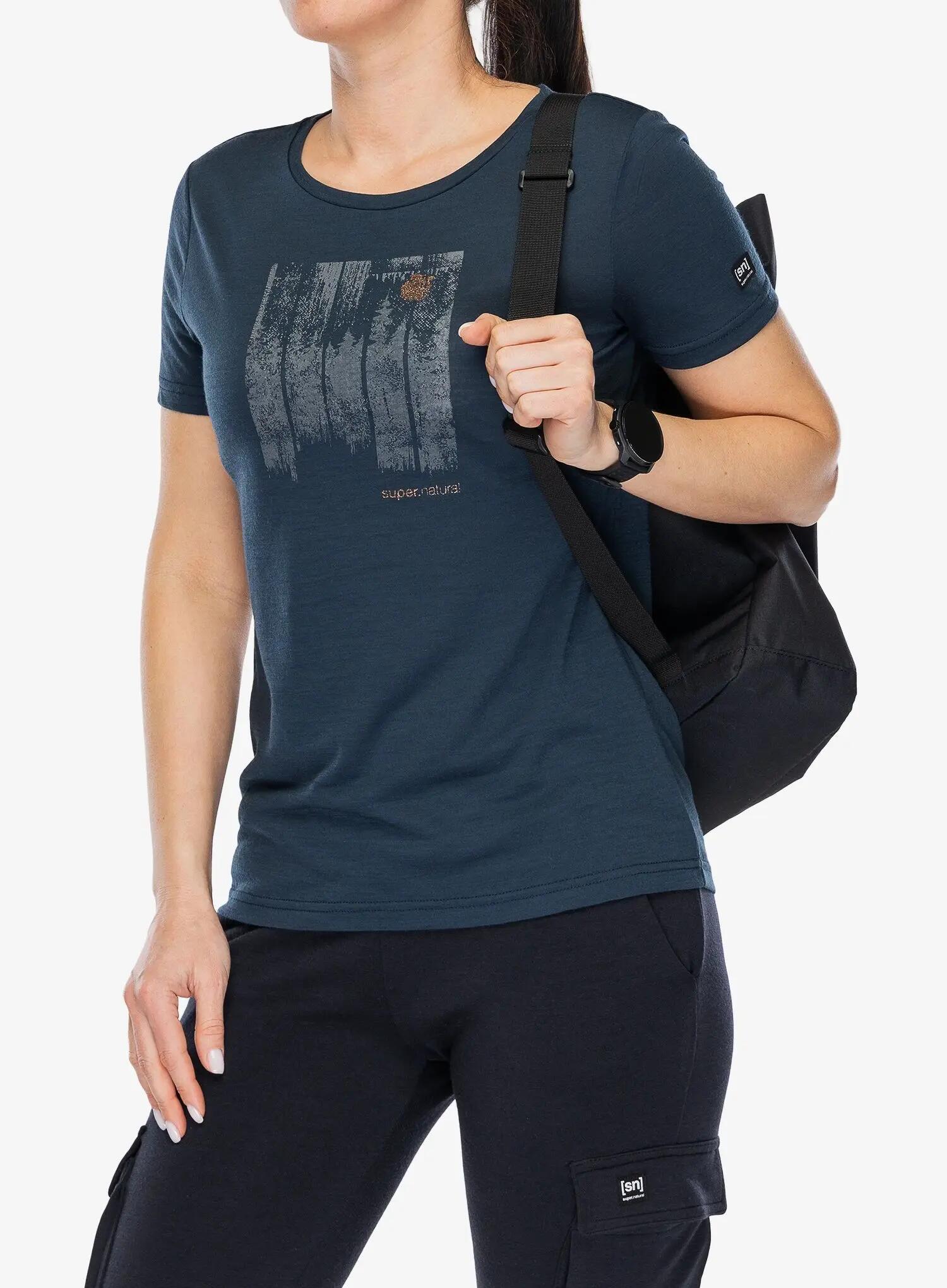 Koszulka merino damska Super.natural Wonder Wald Tee 2/6