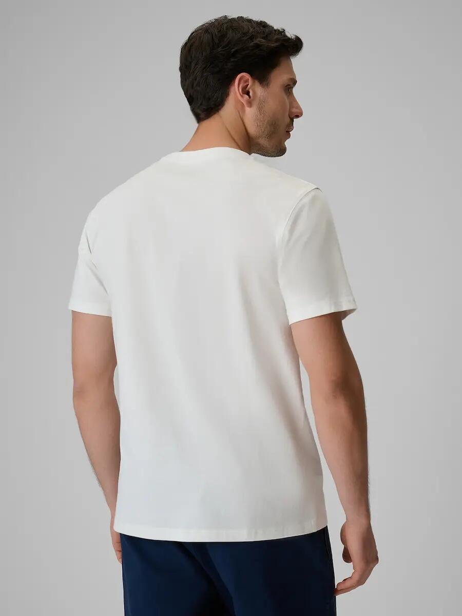 T-shirt regular z nadrukiem męski 4F 4FRSS26TTSHM3993