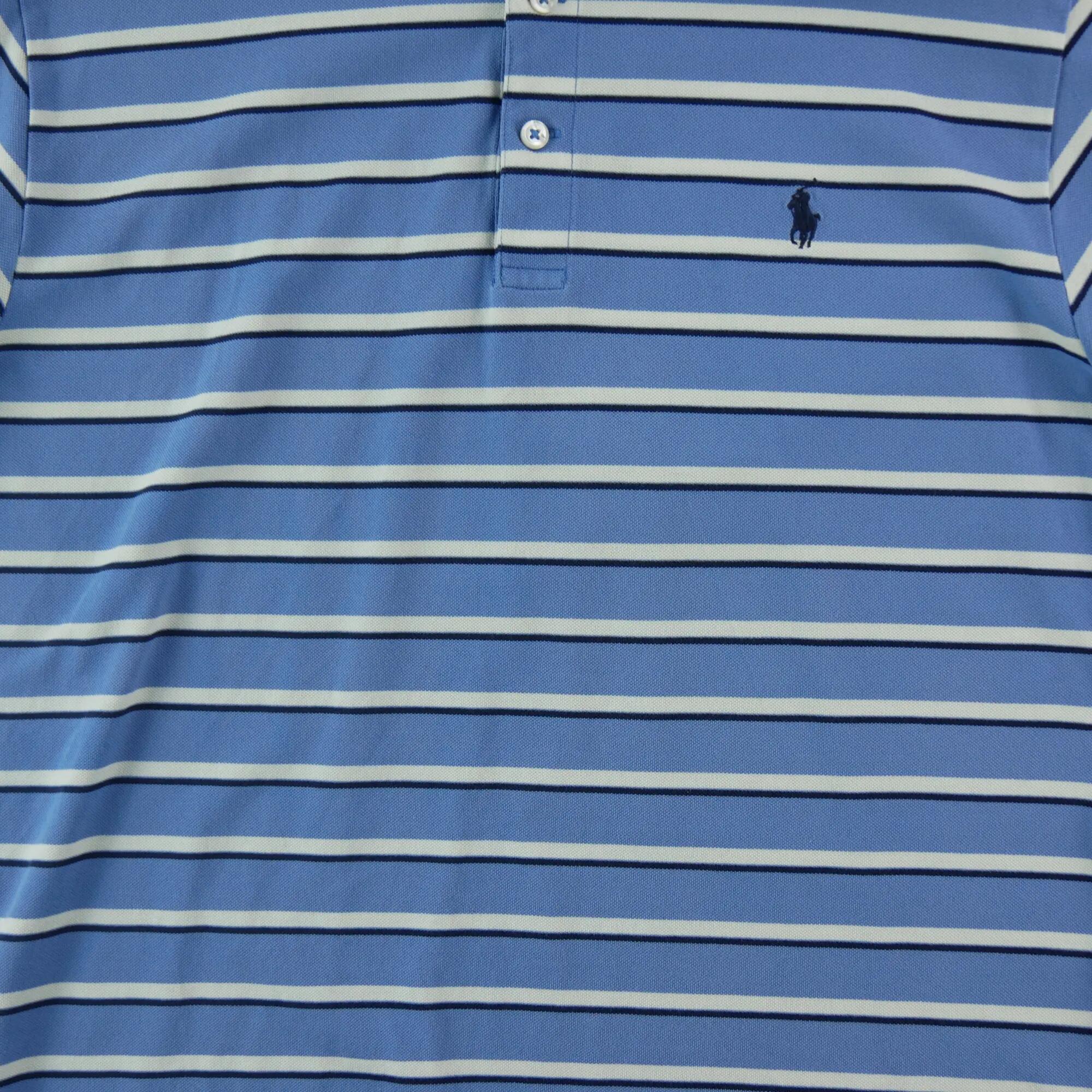 Tweedehands - Polo Ralph Lauren heren polo korte mouw lichtblauw - Goede staat 4/7