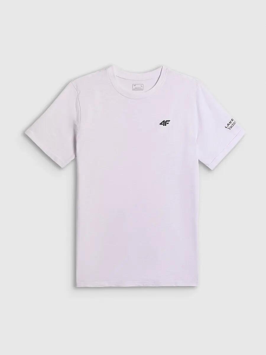 T-shirt regular z nadrukiem męski 4F 4FRSS26TTSHM3994 6/7