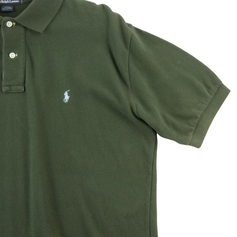 Second life - Polo Ralph Lauren bărbați, mânecă scurtă, kaki - Ca nou