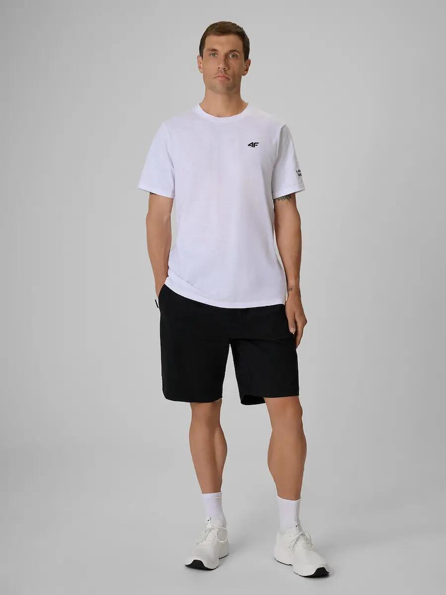 T-shirt regular z nadrukiem męski 4F 4FRSS26TTSHM3994 3/7