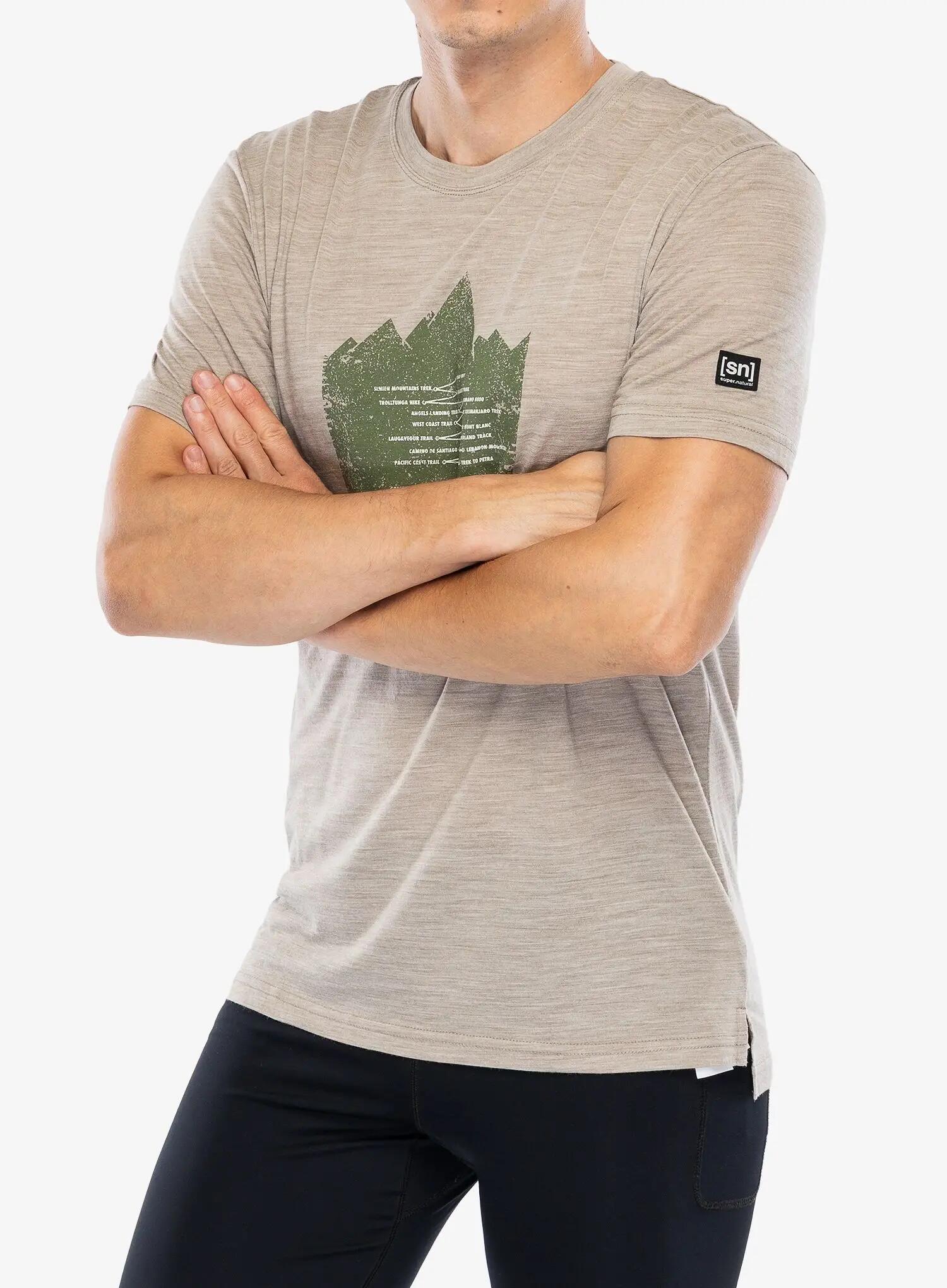 Koszulka merino Super.natural Mountain Trail Tee 3/5