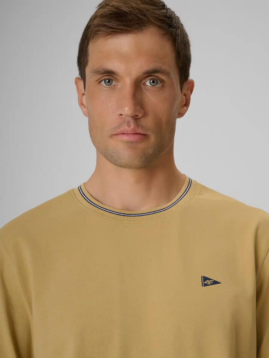 T-shirt regular z nadrukiem męski 4F 4FRSS26TTSHM3997 4/6