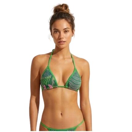 Haut de bikini Dakine Olina Fixed Triangle - Maillot de bain vert