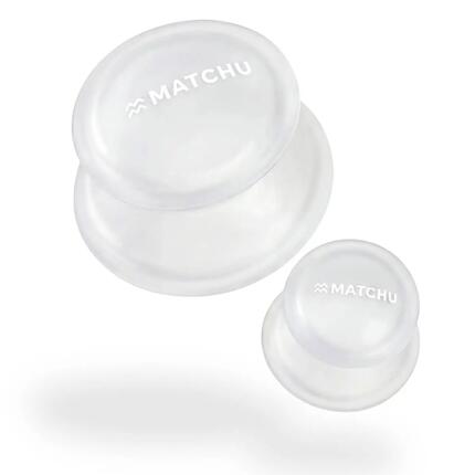 Deluxe cupping cups - 2 massage cups - Anti-stof coating - Met opbergkoker