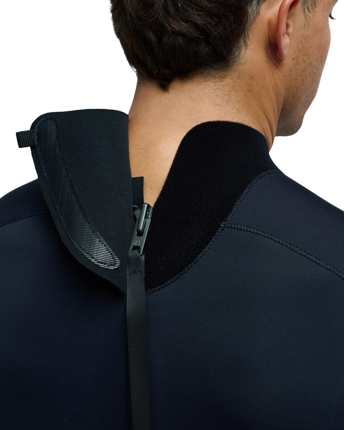 Wetsuit met een Achterrits YOUNG GUNS 4/3MM Schwarz Heren 4/4
