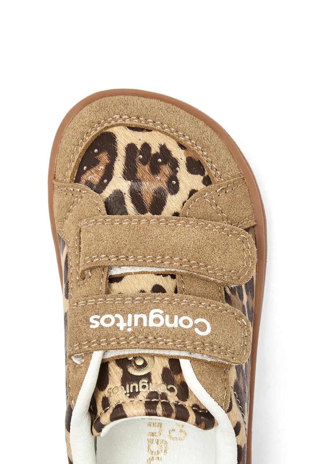 Zapatillas Conguitos Barefoot Goflex Leopardo 4/4