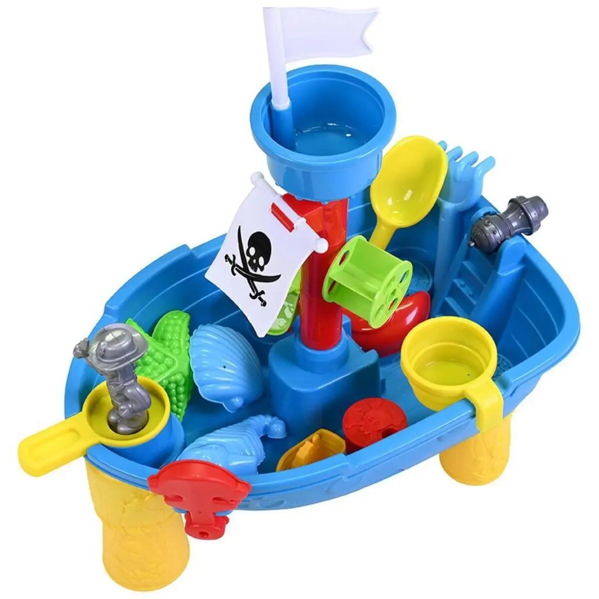 bac à sable table d'eau Bateau 7/7
