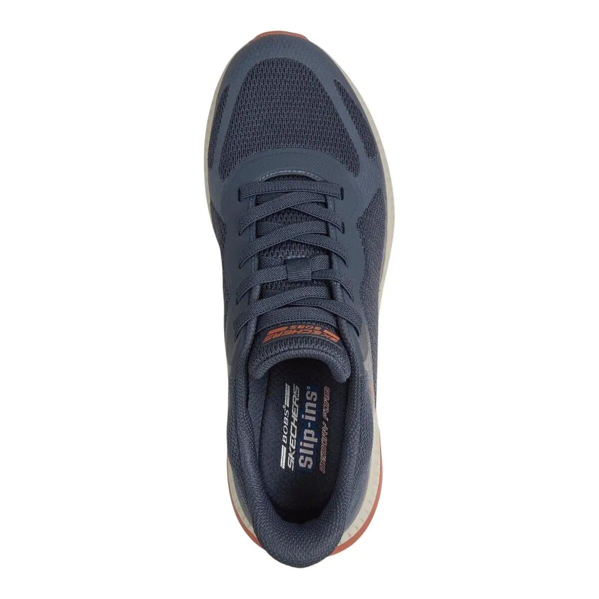 Baskets Homme Baskets Skechers BOBS SQUAD 4 Bleu Skechers 5/5