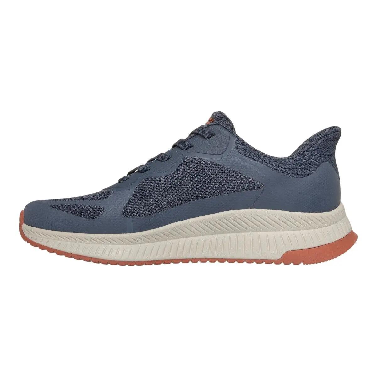 Baskets Homme Baskets Skechers BOBS SQUAD 4 Bleu Skechers 3/5