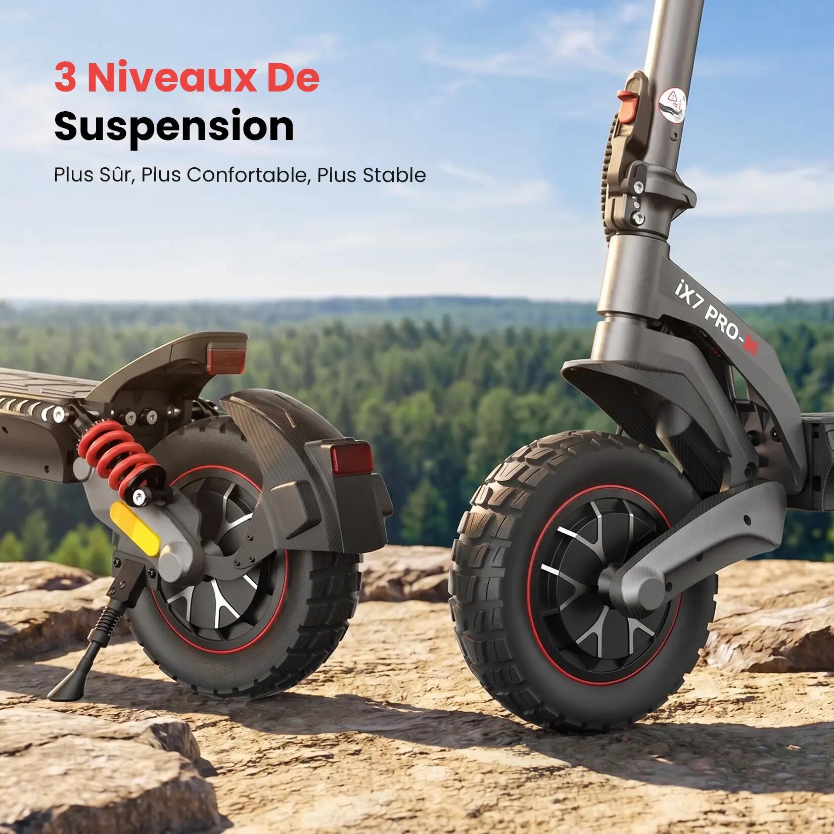 Trottinette Électrique Tout-Terrain iScooter Double Motorisation,60 km,APP 5/15