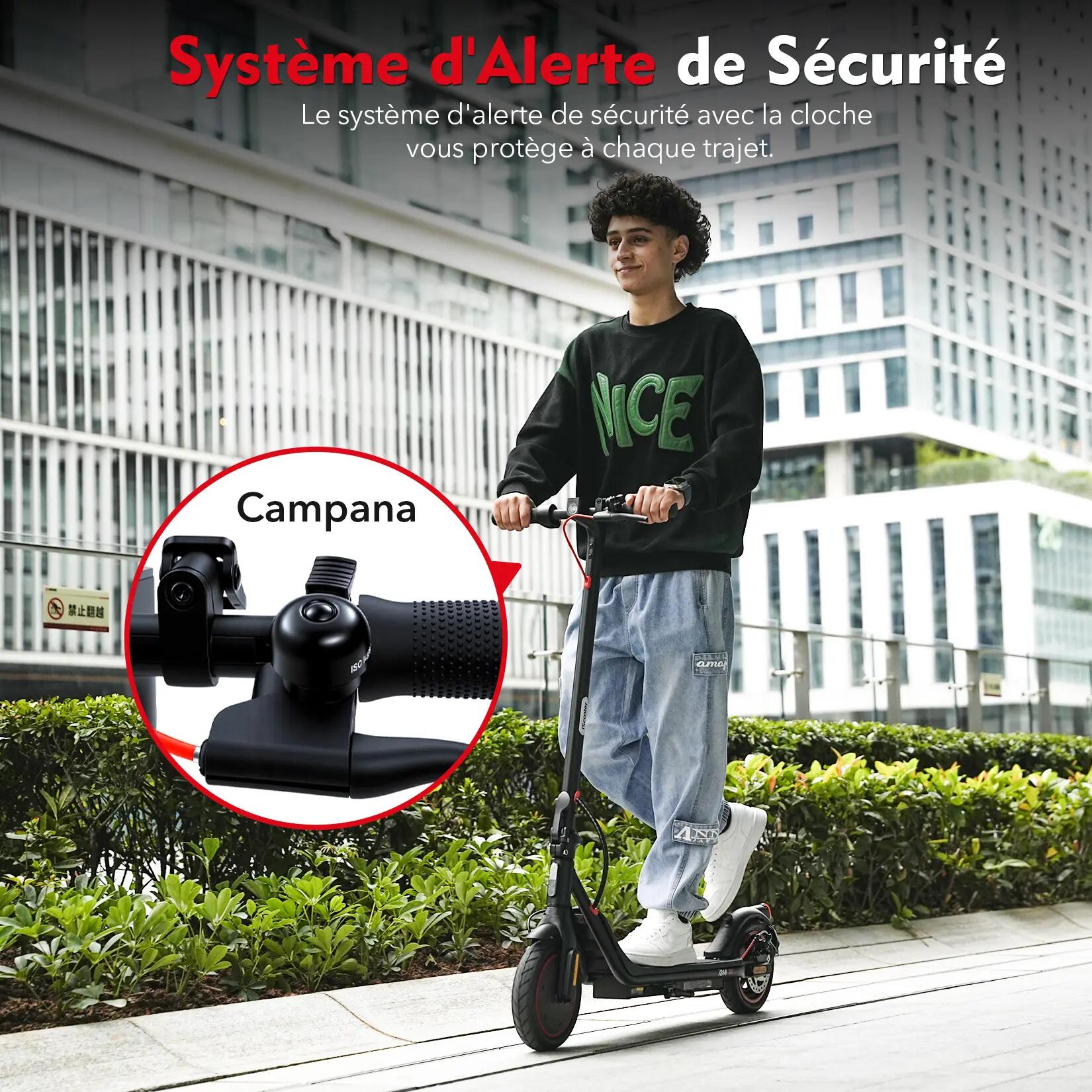 Trottinette Électrique iScooter i8M 500W 25 km Pneus 8,5" Légère APP 8/15