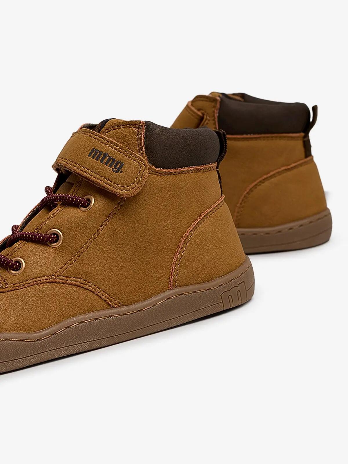 botas de tornozelo menino barefoot mtng free castanho 6/7