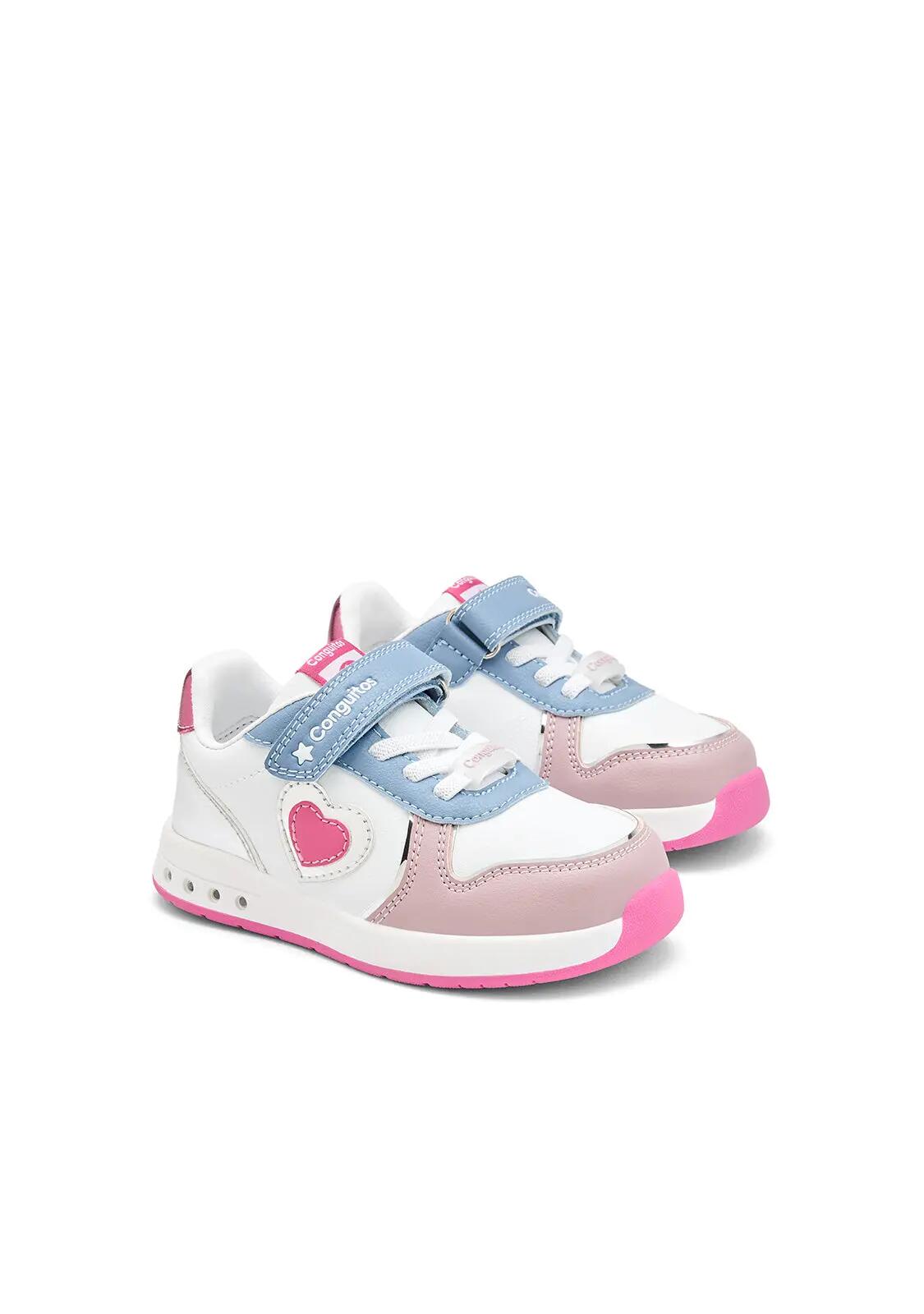 Zapatillas Conguitos Luces Corazón Barefoot Goflex 4/5