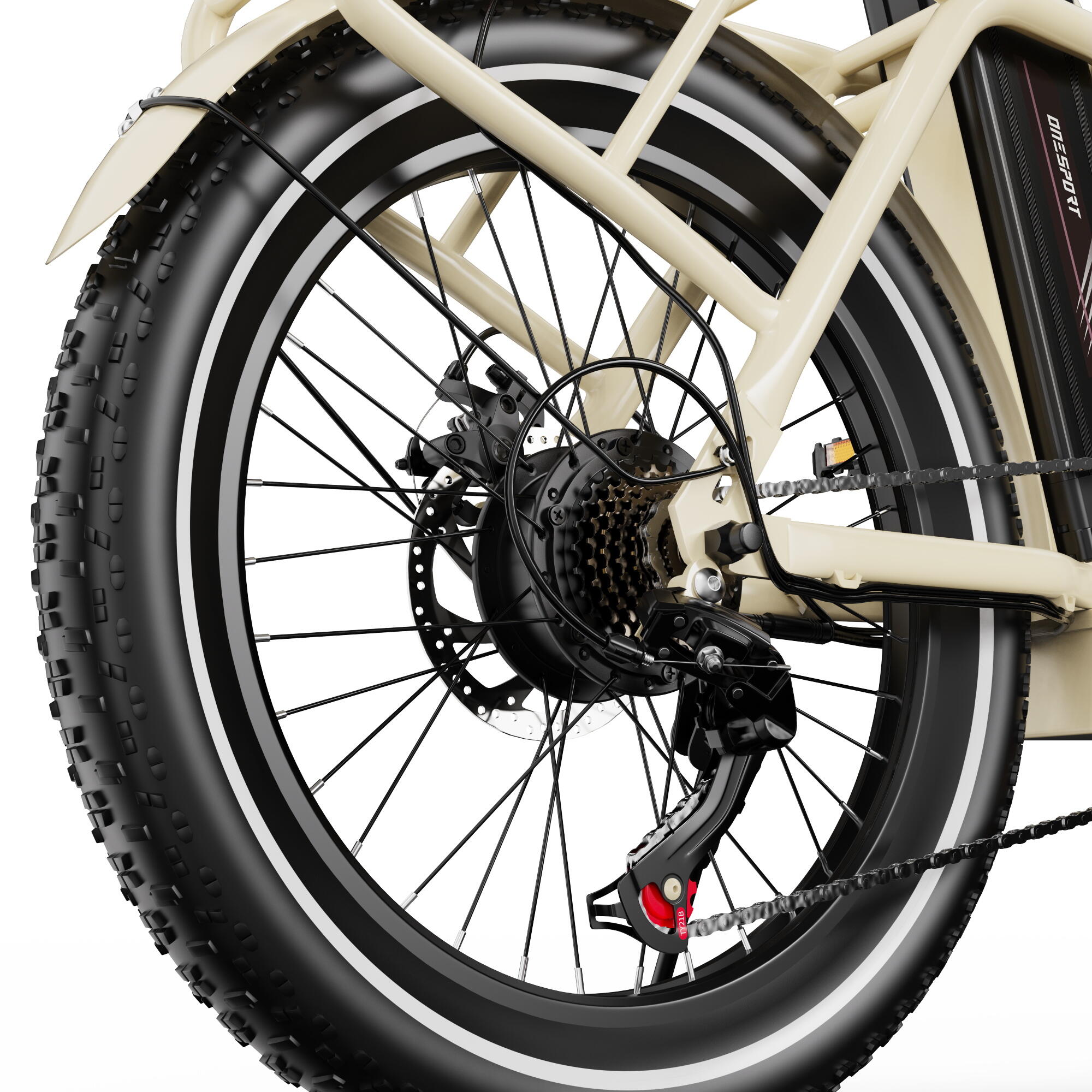 Vélo électrique pour adultes ONESPORT OT16Pro Batterie 48V 17AH 8/15